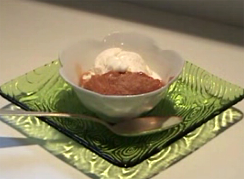 Peach-caramel Cobbler